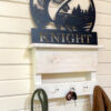 Entranceway Shelf & Key Leash Holder and Coat Rack